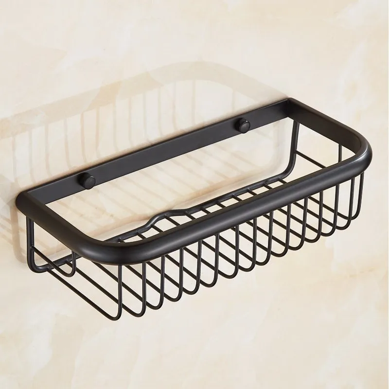 e-pak Wall Mounted Black Oil Rubbed Bronze Bathroom Soap Dish Holder Basket 