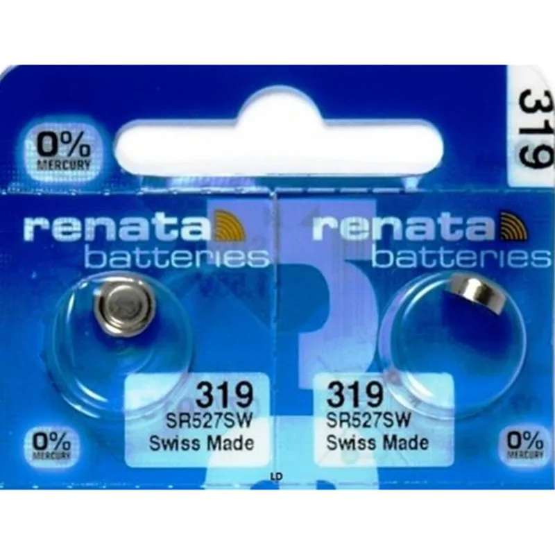 Accessories 1 x Renata 319 Swiss Made Lithium Coin Cell Battery SR527SW