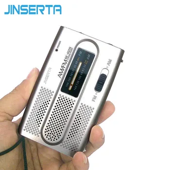 

JINSERTA 2018 Mini Portable Telescopic Antenna Radio AM/FM For Pocket World Receiver Speaker