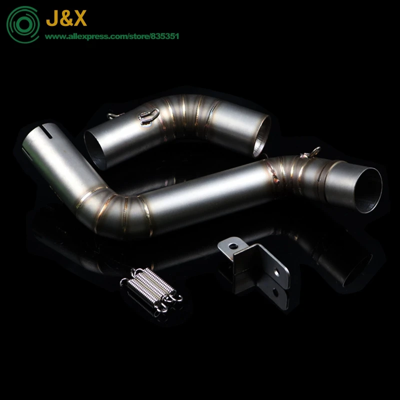 

Motorcycle Exhaust middle pipe Round Muffler For KTM 125/200 Duke 2011-2015 For KTM 390 Duke 2013-2016