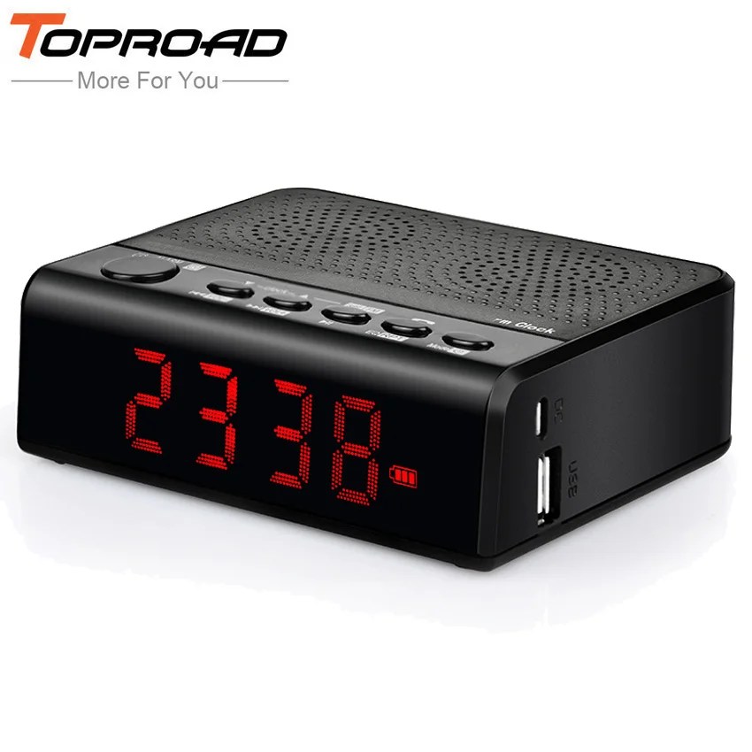 TOPROAD Portable Stereo Bluetooth Speaker Wireless Soundbar Support