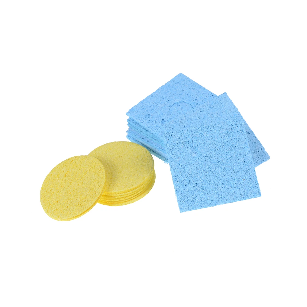 10Pcs saldatura saldatore punta sostituzione Spugne Tamponi di pulizia 10Pcs saldatura saldatore punta sostituzione Spugne Tamponi di pulizia