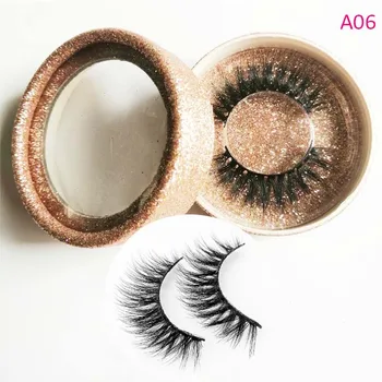 

3D Faux Mink Eyelashes False Mink Eyelashes 3D Silk Protein Lashes 100% Handmade Natural Fake Eye Lashes With Gift Box 88