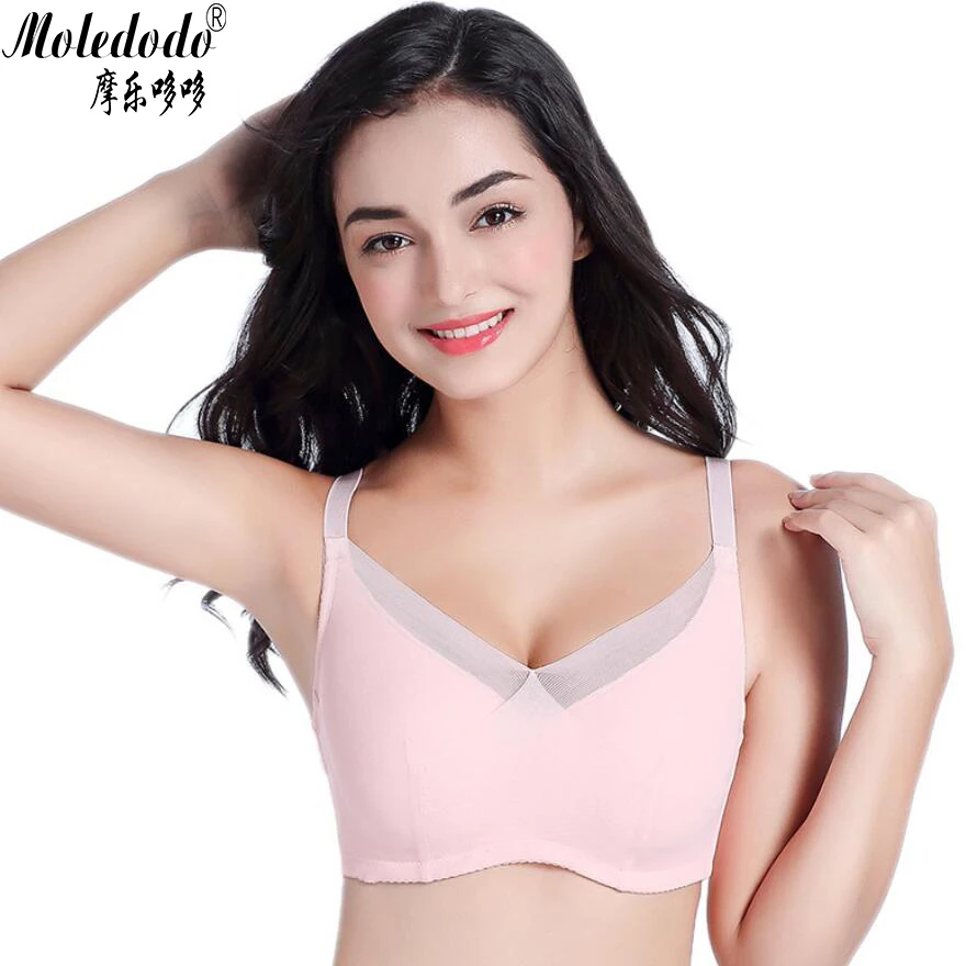 

Mastectomy Bra Pink Pocket Bra for Silicone Breast Prosthesis Breast Bra 85ABC Cancer Women Fake Boobs Bra D40
