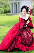 Gothic Victorian Steampunk Dress Marie Antoinette Fantasy Masquerade Gown Any Color or Size /Handmade Ball Gown