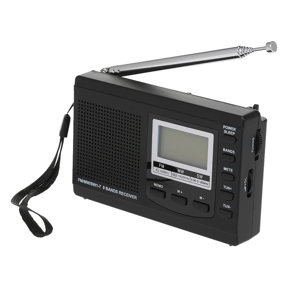 Портативное цифровое радио Полнодиапазонный цифровой тюнер MW/AM/FM/SW