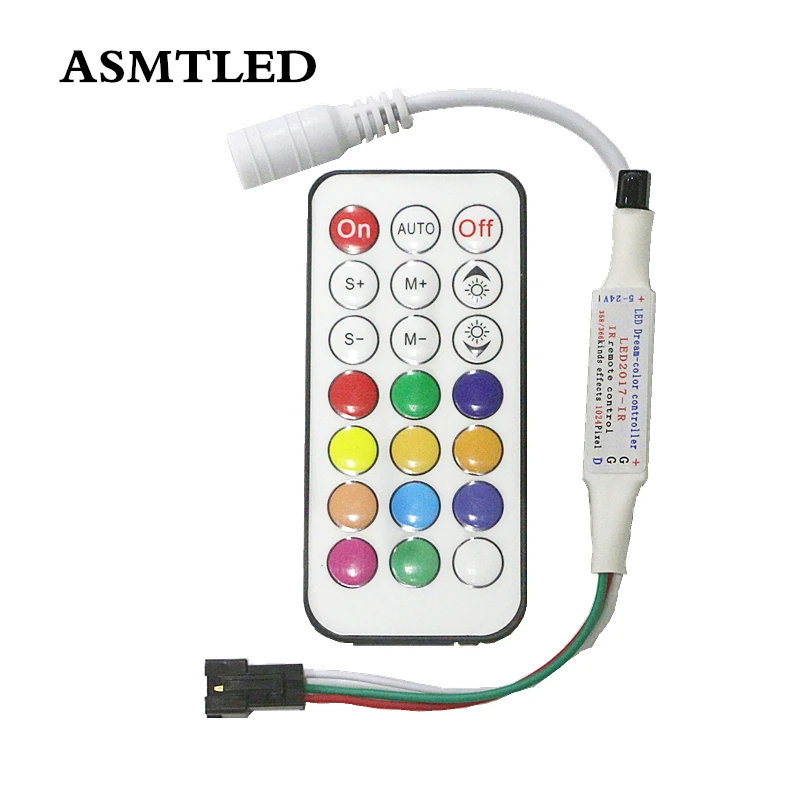 Пиксельный RGB контроллер для светодиодных лент WS2812B SK6812 12 В WS2811 UCS1903