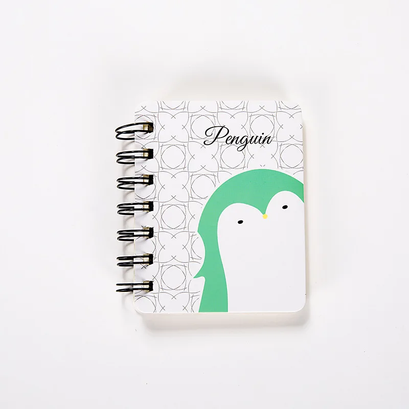 Kawaii bonito desenho coelho panda pequeno caderno bolso bloco de notas  bobina palavra caderno livro escola material de escritório papelaria sl1091  - AliExpress