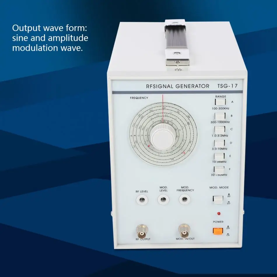 US Plug Signal Generator 220V/110V 100 kHz to 150MHz Akozon RF Signal Generator TSG-17 High Frequency Signal Generator RF Radio-Frequency US Plug Signal Generator 220V/110V 100 kHz to 150MHz Akozon RF Signal Generator TSG-17 High Frequency Signal Generator RF Radio-Frequency