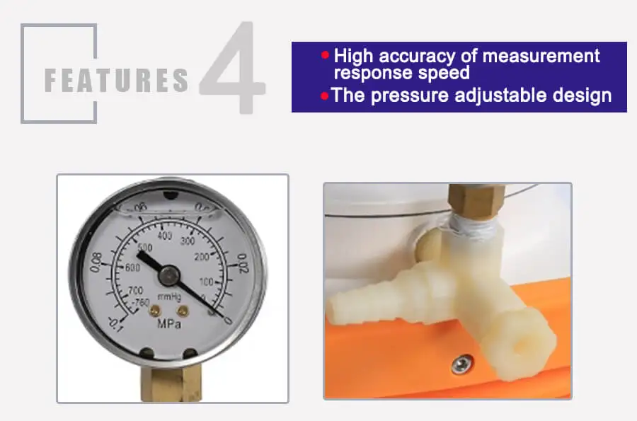 0.33A anti-corrosion Laboratory Diaphragm Vacuum Pump -6