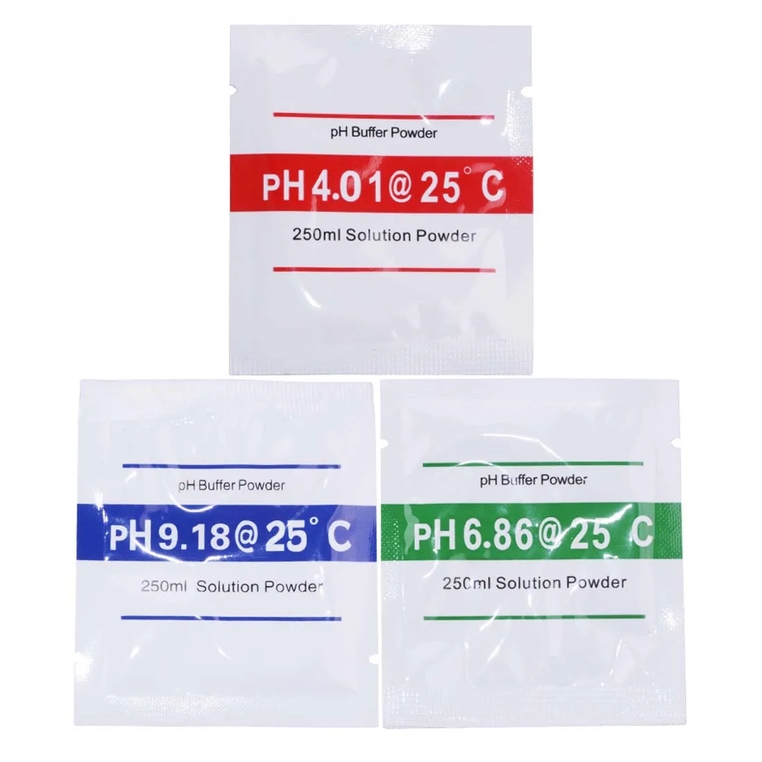 3pcs/lot PH Buffer Powder 4.01 6.86 9.18 for PH Test Measure Calibration Solutionin PH Meters