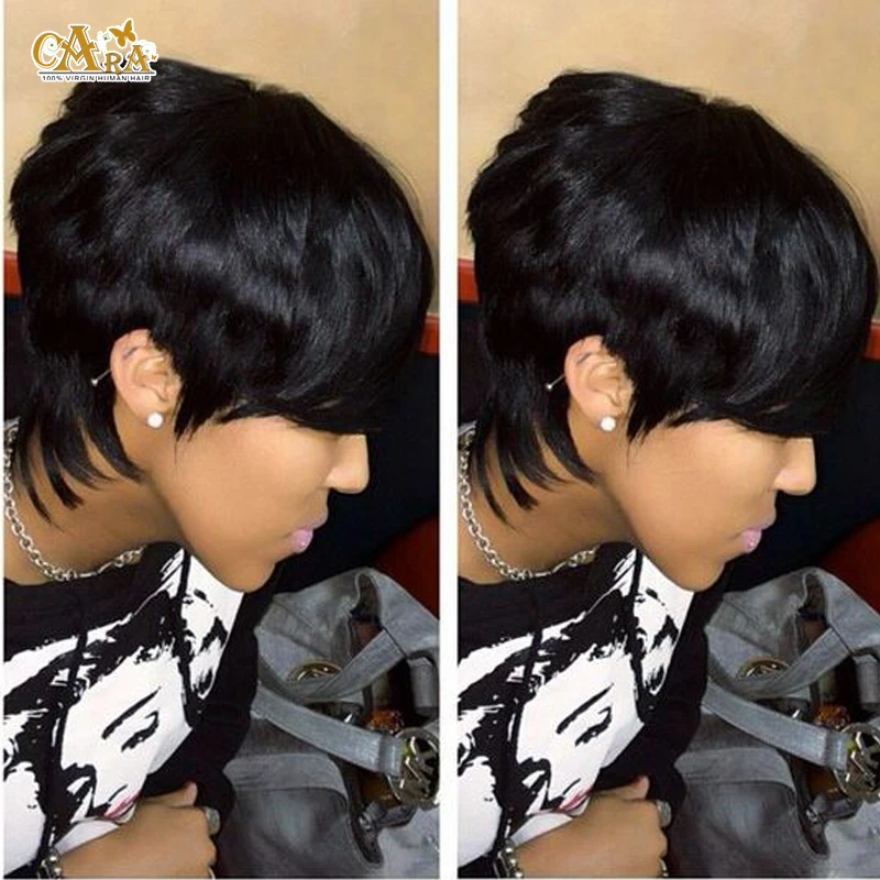 27 piece weave human hair short with closure