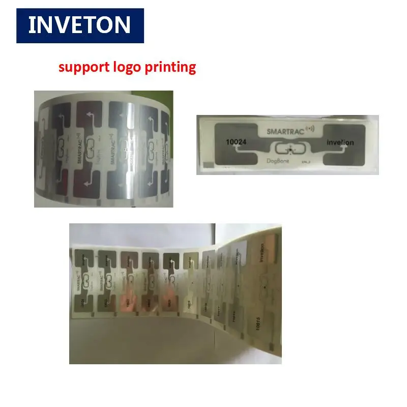 860960mhz Timing Chip Dogbone Uhf Rfid Tag Inlay Monza R6 Chip Stick On Runner Number Race