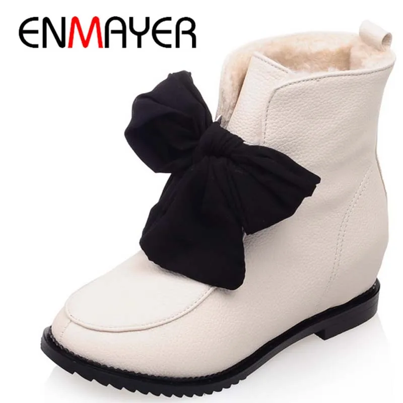 

New Women Boots for Shoes Platform Boots Fashion Winter Round Toe Winter Snow Motorcycle Boots for Women Lace Up Sale