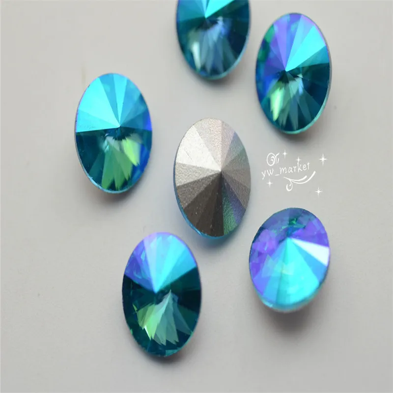 

12mm Rivoli Glass beads Color Purple strass Stones DIY Jewelry dress craft 100 PCS Active Photos
