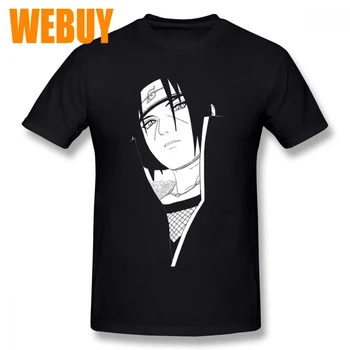 

Pure Cotton t shirt Harajuku Stylish Itachi Naruto Tee Man Fashion Round Neck T-Shirt