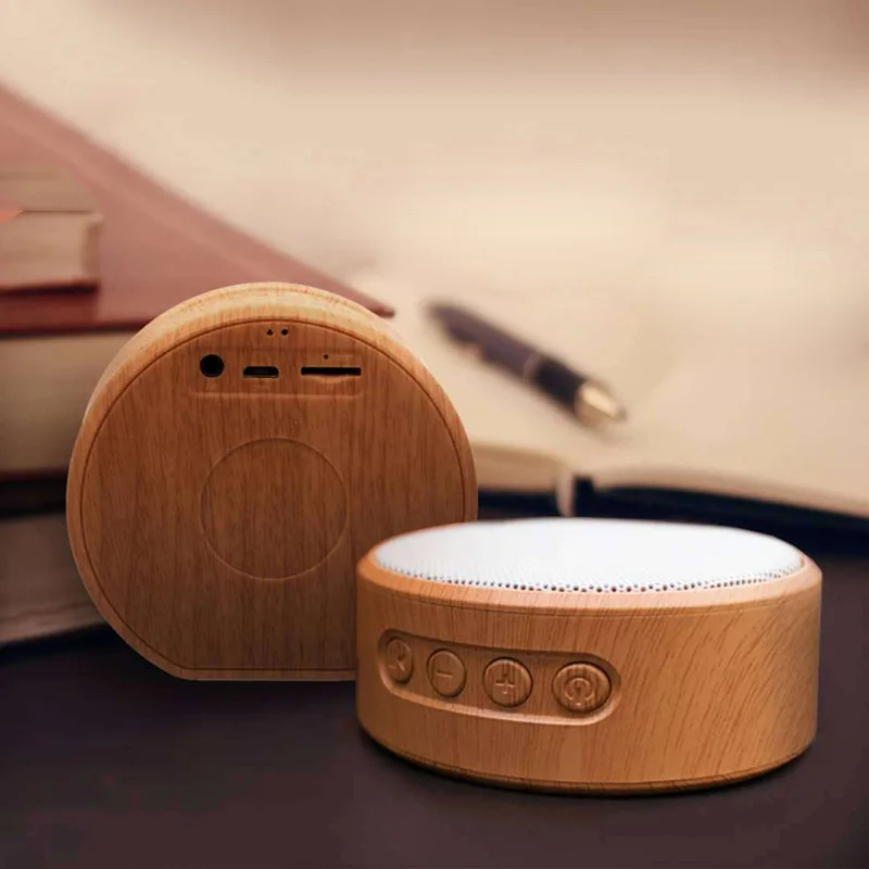Новый стиль динамик портативный деревянный зерна беспроводной Bluetooth мини карта