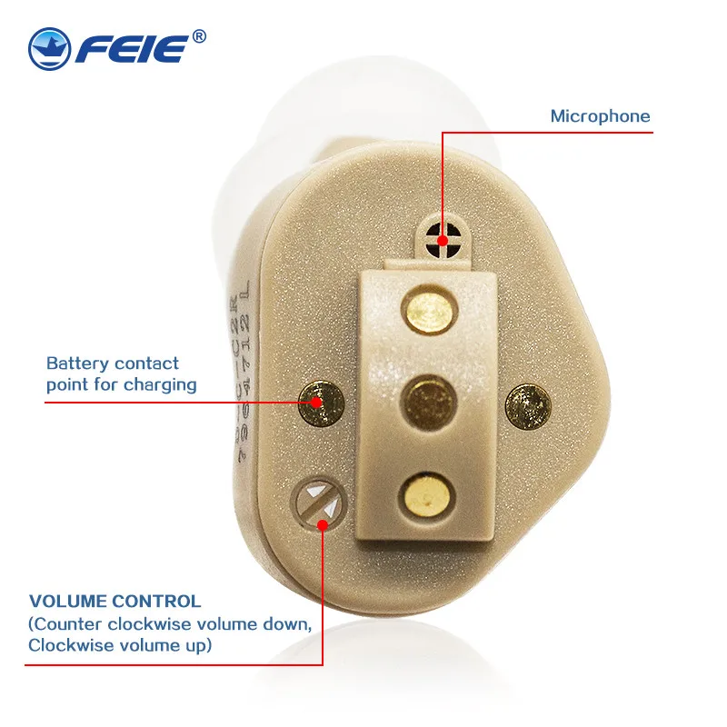  Hearing Enhancer Rechargeable Hearing Aids Mini Portable Voice Amplifier Newest 2019 Medical produc
