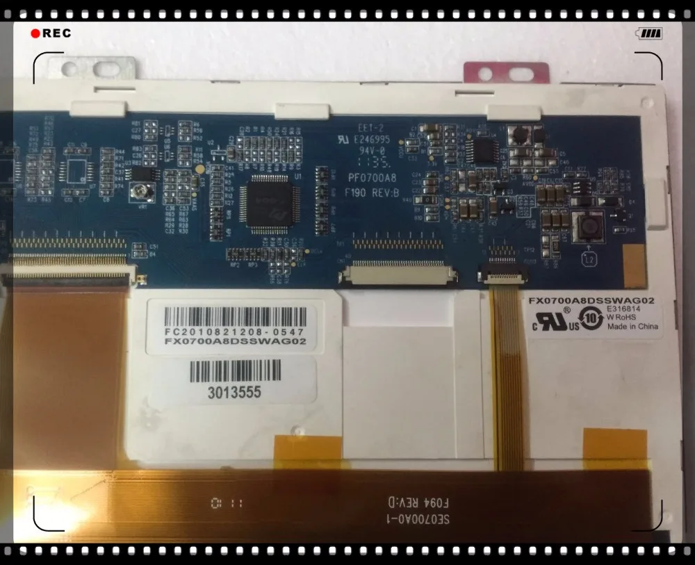 Tela de Navegação Gps Dvd Polegadas Flash F094: d Pf0700a8 F190 com Tela Touch Screen Lcd de Navegação Integrada - Imagem 4