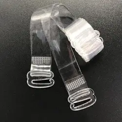 La MaxPa 1 пара прозрачный бюстгальтер на застежке из ТПУ ремень женский прозрачный силиконовый бюстгальтер ремни регулируемые интимные