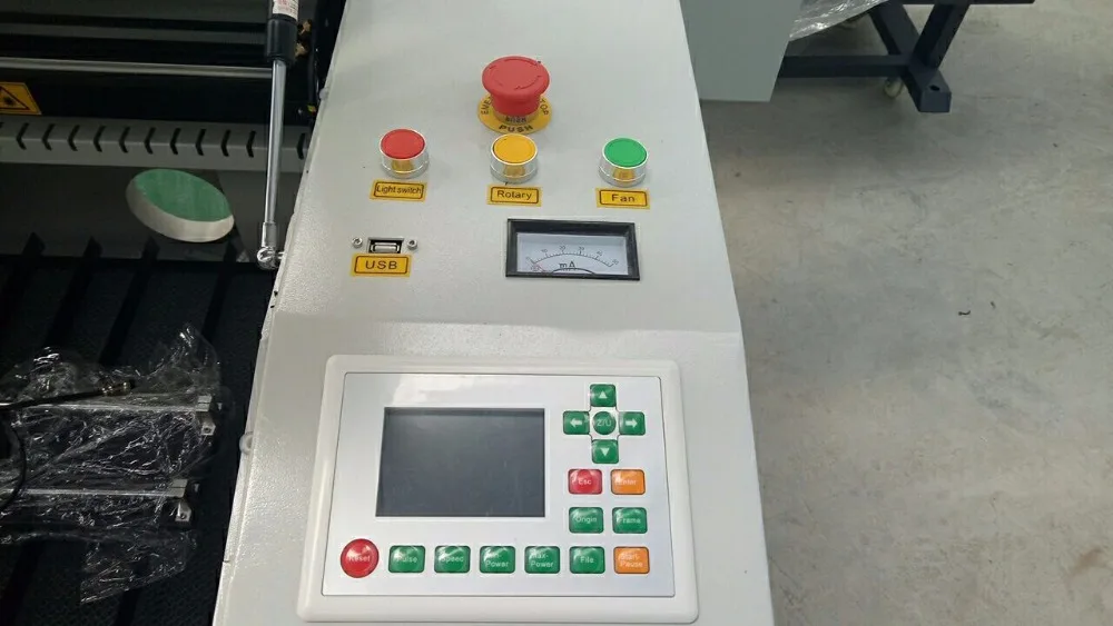 Jinan низкая цена 100 Вт Reci лазерная резка для дерева бумаги ткани Co2 cnc цена|Фрезы по