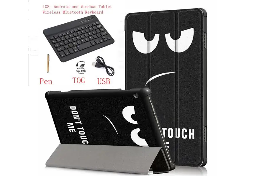 

Smart Keyboard Case for Lenovo TAB4 10 Tablet Stand PU Leather Bluetooth Keyboard Cover for Lenovo TAB 4 10 TB-X304F TB-X304N