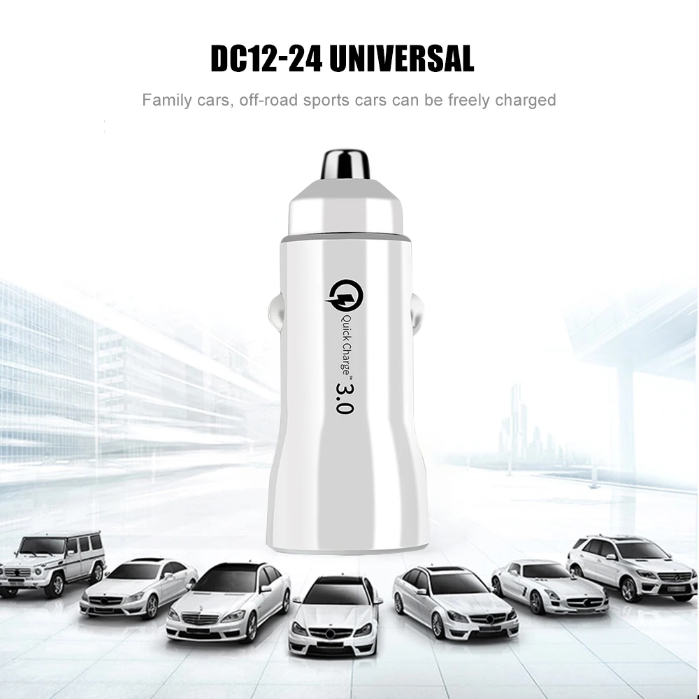 Vehemo Dual USB Halo автомобильное зарядное устройство прочный Автомобильный Прикуриватель Авто адаптер питания от сети мобильного телефона