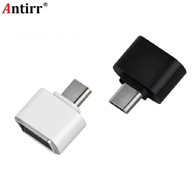 

Antirr USB Female to USB-C Type C 3.1 OTG Male Data Adapter For Samsung S8 LG G6 G5 V20 OnePlus 2 3 Huawei P9 P10 Plus mate9