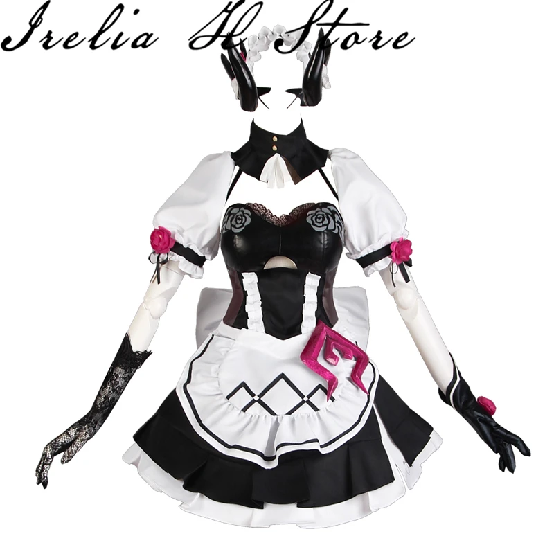 {Stock}Honkai Impact 3 Rita Rossweisse костюм для косплея Валькирия Черная роза платье горничной