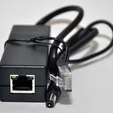 PoE сплиттер для питания камеры без PoE s: PoE сигнал на 12 В постоянного тока+ RJ45 Ethernet, 10/100 Мбит/с IEEE 802.3af/at, для HD ip-камеры