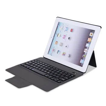 

VOBERRY Keyboard Ipad Bluetooth Ultra-slim Keyboard Wireless Keyboard Ergonomic Keyboard With PU Leather Case For Apple IPad #2