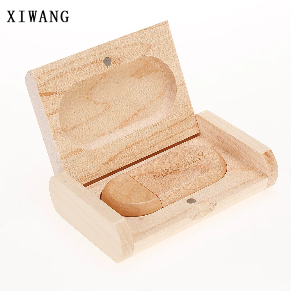 

new Bamboo USB flash drive 128gb oval wooden memory stick 2.0 4GB 8GB 16GB pen drive 32GB 64GB Pendrive wedding gift custom logo