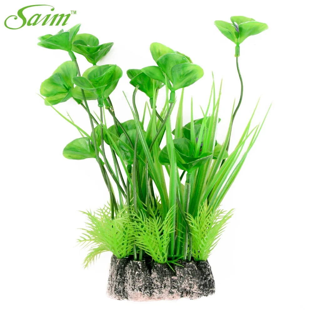 Fake Flower Aquarium Decoration Acuarios Aquarium Plants Plastic Fish