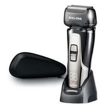 Проводная/Беспроводная Фольга бритва электрическая бритва для мужчин перезаряжаемый Отделочный Инструмент станок для бритья бороды для парикмахеров и стилистов