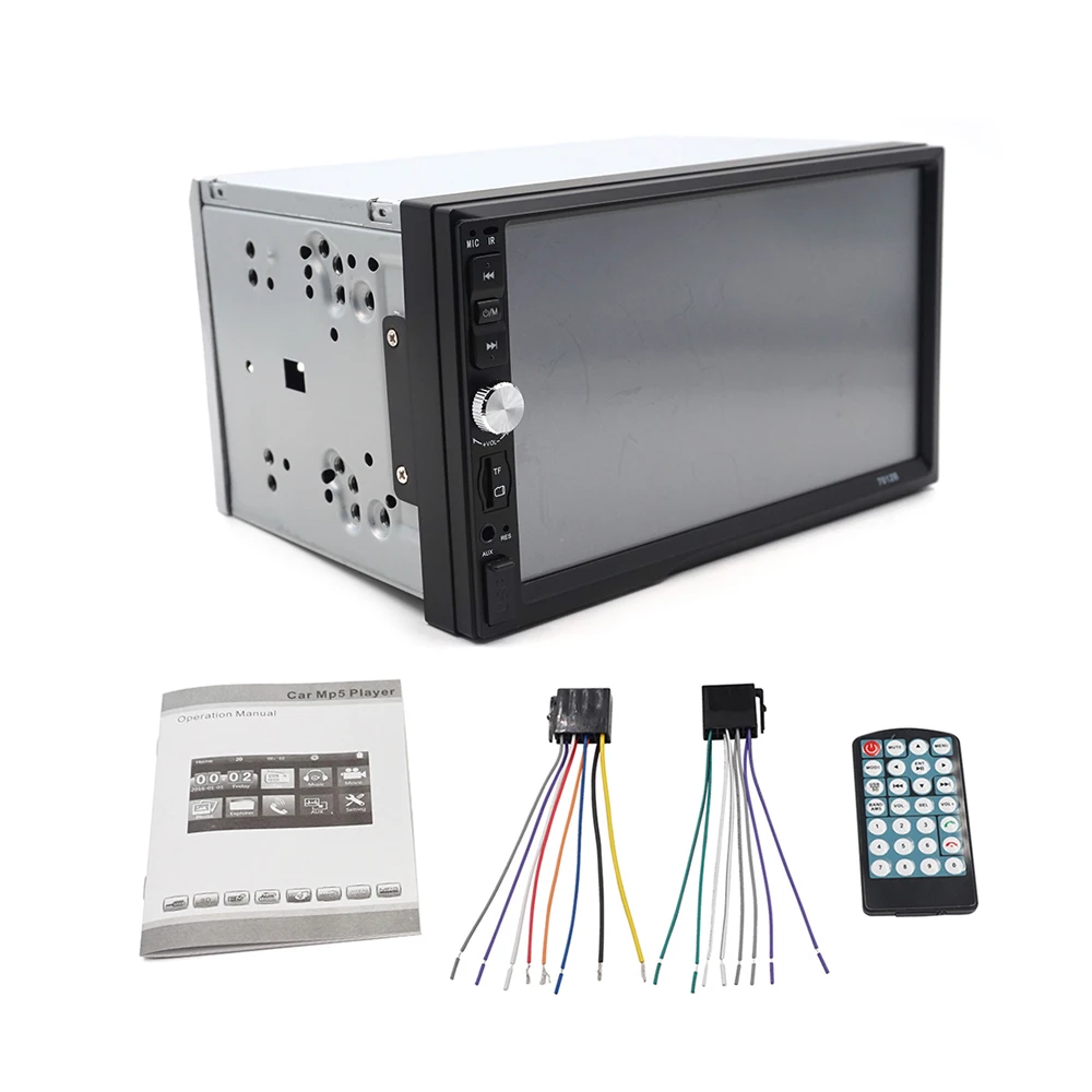 Мультимедийный плеер Carsanbo автомагнитола 2 din с сенсорным экраном 7 дюймов MP5 Bluetooth