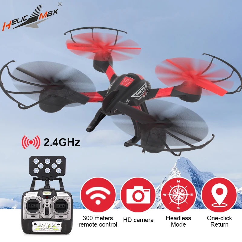 

HelicMax 1315 RC Four-Axis Remote Control Aircraft Drone Helicopter Drones With Camera Hd Shoot Picture Drone Outdoor Toys