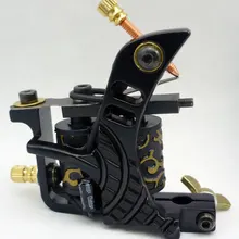 10 шт/лот профессиональная Литая железная для татуировок машина 10 Обертывания Катушки из нержавеющей стали татуировки тела искусства Ружья Катушки машины LPC-ITM-7056-1A