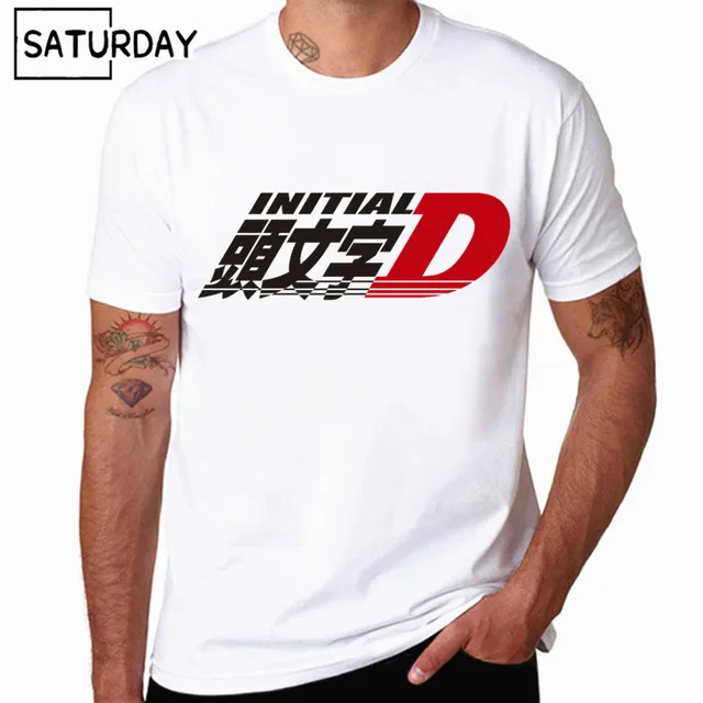 Men's Drift Japanese Anime Funny Print T-shirt Women Summer T-shirt Harajuku Streetwear T Shirt AE86 Initial D Homme Tshirt 1