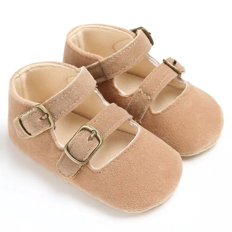 Arloneet/5 цветов; модная обувь для первых шагов; детская обувь; коллекция года; Лидер продаж; милая обувь с мягкой подошвой и пряжкой для новорожденных; кроссовки; ST20 - Цвет: Хаки