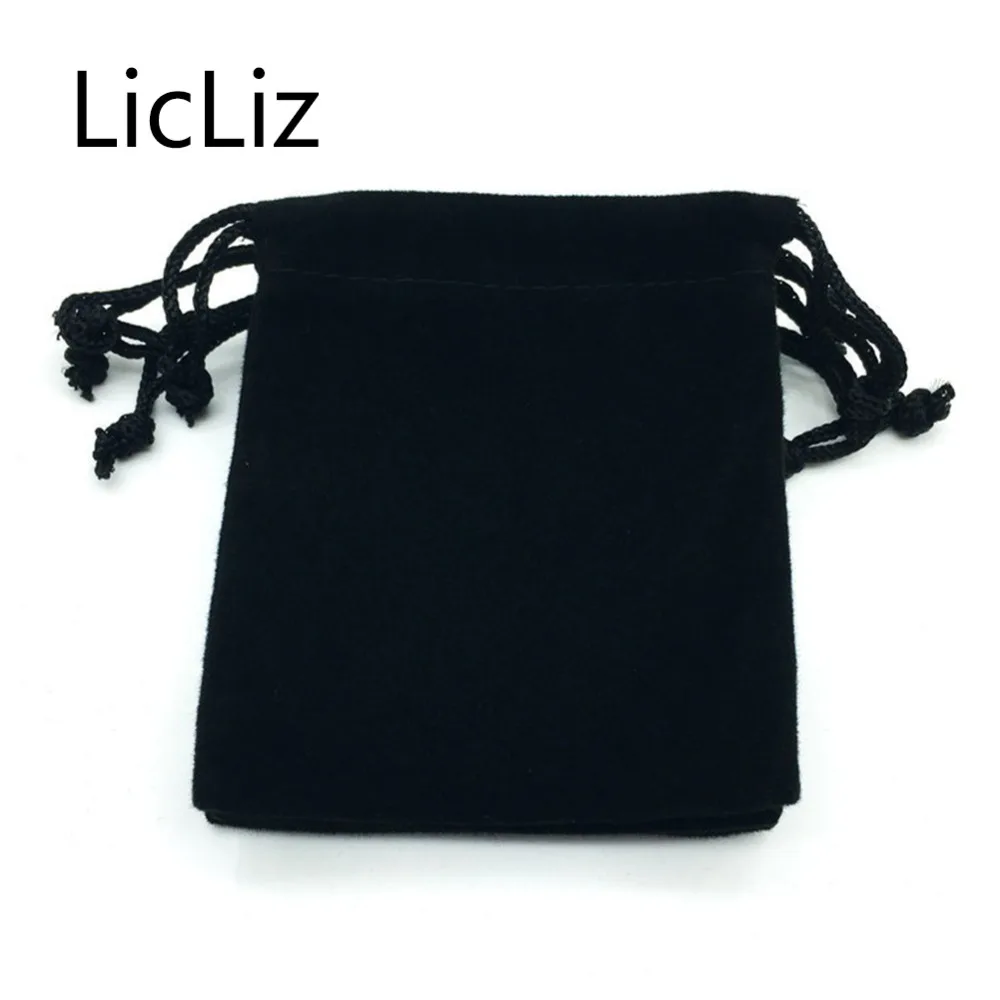 

2019 New Black Velvet Pouches for Jewelry Packaging 100pcs per Lot Gifts Velvet Bags 5 Sizes 5x7cm 6x8cm 7x9cm 9x12cm 12x16cm
