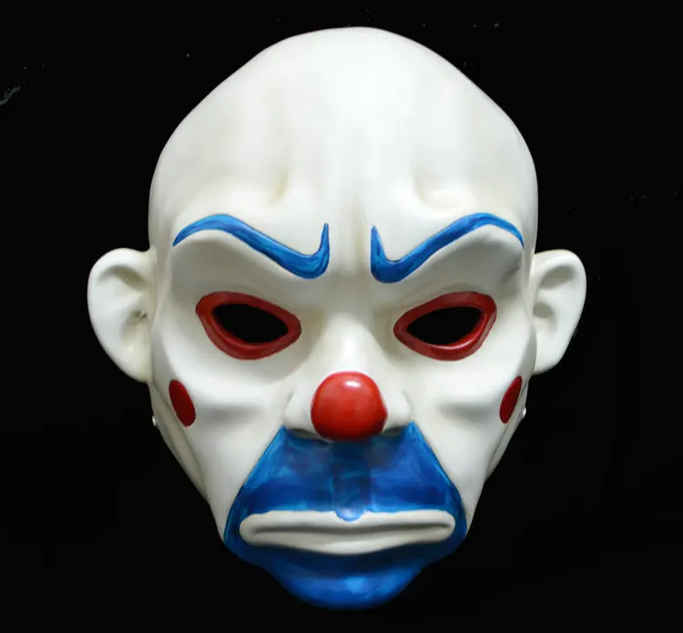 ФОТО Hot New 27cm Batman Joker 2 Resin Mast collection Scared Halloween Cosplay creative action figure toy Christmas gift