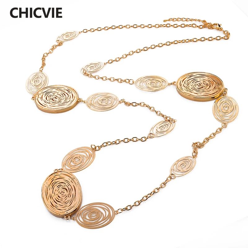 

Women Fashion Summer Spring Neckalces & Pendants Gold Plated Chain Crystal Beads Multilayer Necklace Costume Jewelry SNE140258