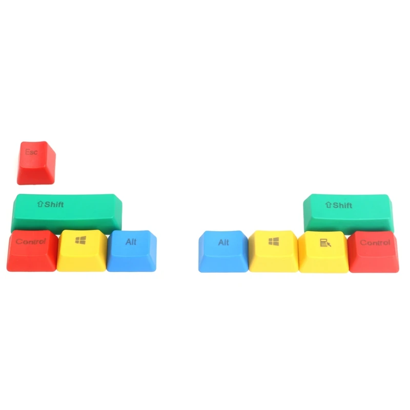 Новые 10 шт. модификаторы клавиш RGBY Keycap Keypress ANSI Cherry MX механическая клавиатура US