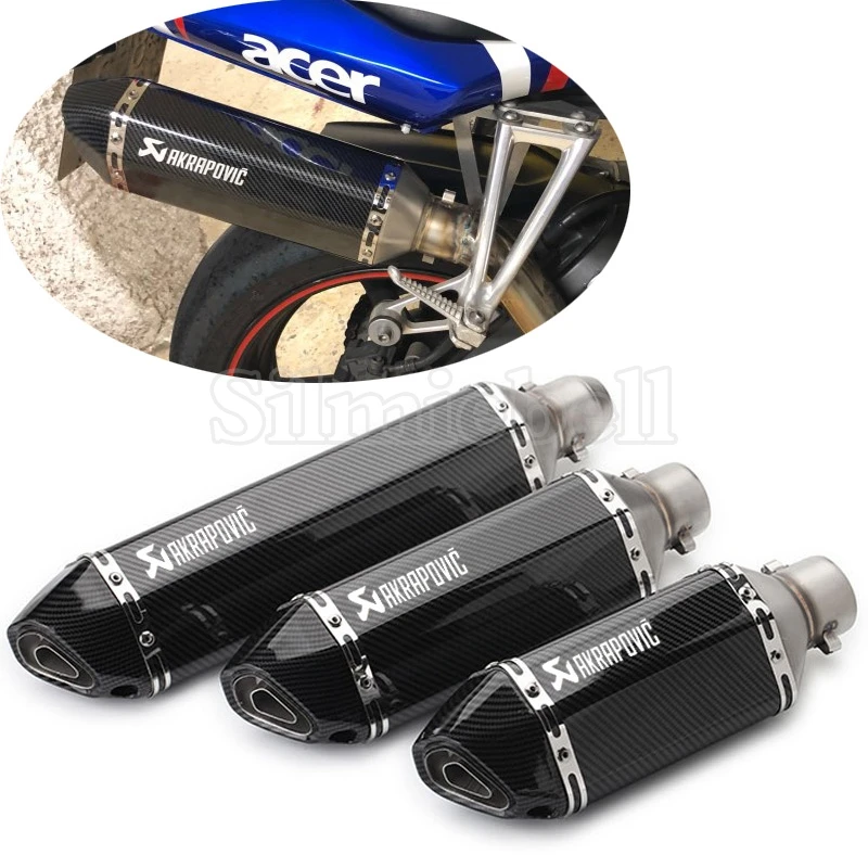 

Universal Akrapovic Exhaust Motorcycle Muffler Scooter Exhaust Pipe Escape Moto For KTM Benelli Honda Kawasaki Yamaha Ducati