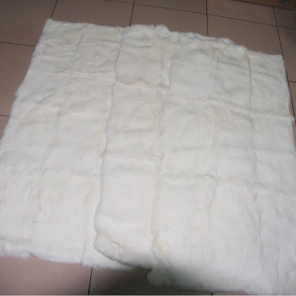 natural rabbit fur plate 4