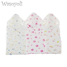 Wayoyoli/детский конверт пеленка 70*70 см,, муслиновое Хлопковое одеяло для новорожденных, Пеленальный спальный мешок, спальный мешок