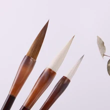 Передовая шерсть ласки кисточка для китайской каллиграфии, ручка множество волокон, кисть для рисования, кисточка для китайской каллиграфии, подарочная коробка