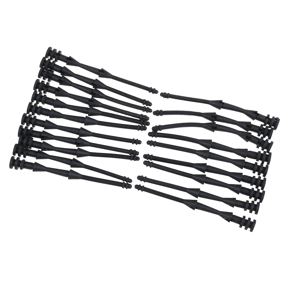 20Pcs 65mm 나사 핀 리벳 고무 PC 팬 소음 흡수 팬 방진 마운트 실리콘 나사 소음 감소 장비