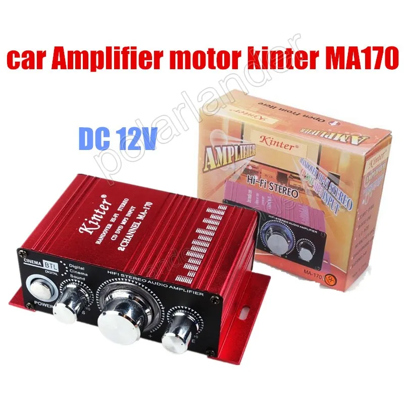 Mini 2 канальный усилитель выходной мощности Hi-Fi стерео усилитель 12 V компакт-дисков DVD MP3 вход автомобильный аудио Мощность усилитель 20WX2 RMS