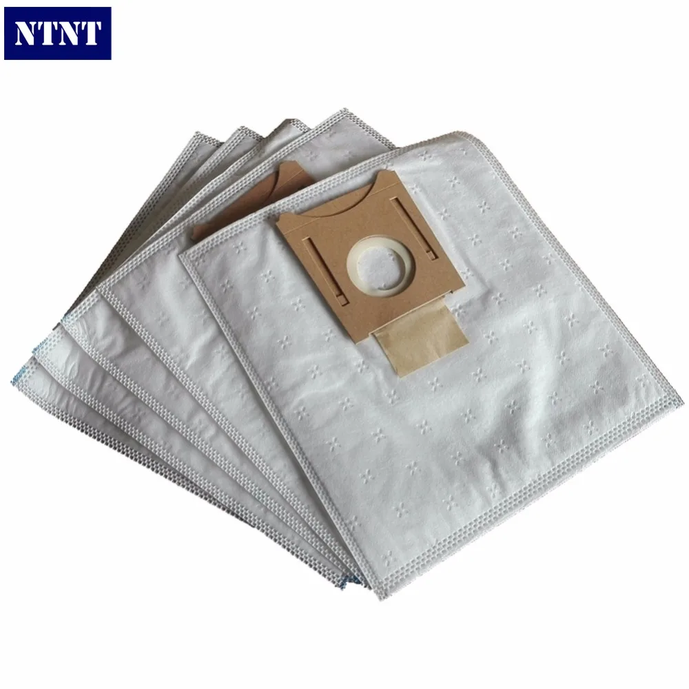 NTNT 5x Vacuum Cleaner Type E F XL Dust Bags Microfiber HEPA Bag and 2x